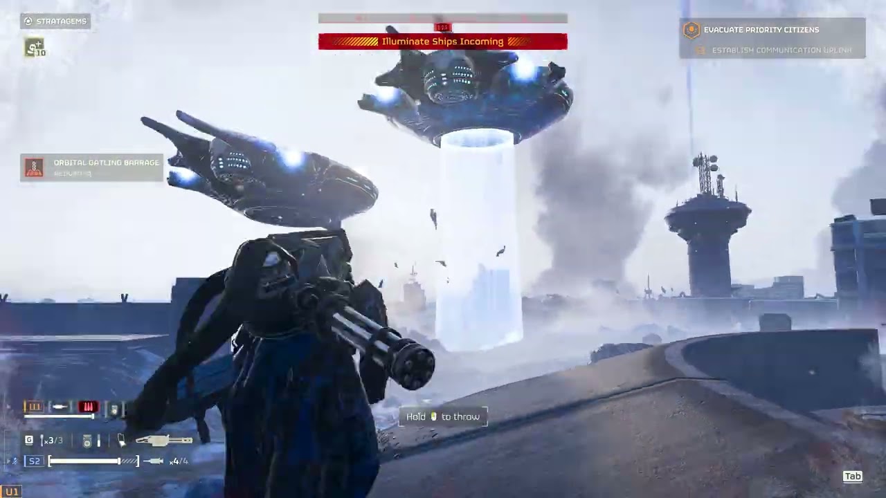 A Chill Maxigun Duo (Helldivers 2 - Illuminate)