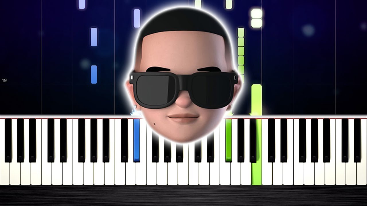 Daddy Yankee & Snow - Con Calma - Piano Tutorial by PlutaX