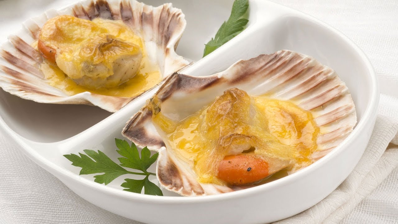 Receta de Vieiras con salsa holandesa de Karlos Arguiñano