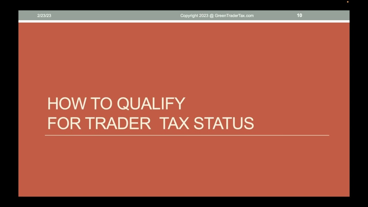 2022 Tax Tips for Active Traders
