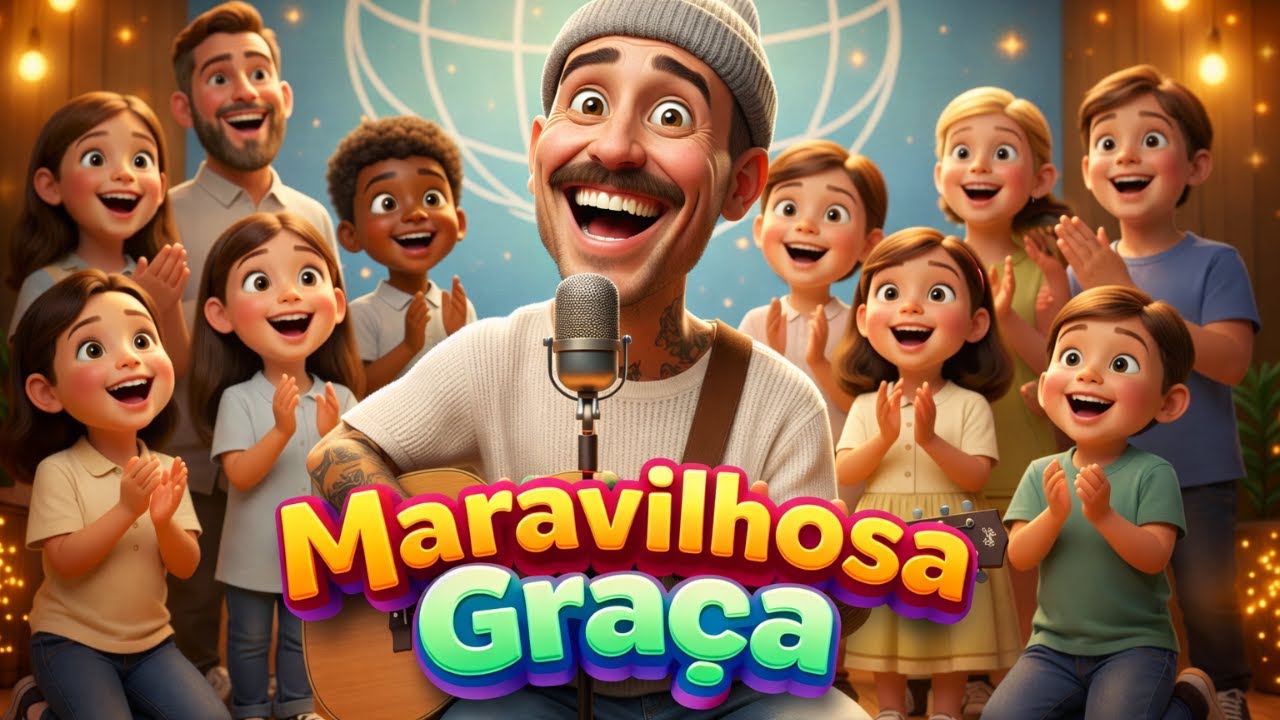 Maravilhosa Graça - DROPS  (Versão Infantil) 👧🎤 | Gospel para Crianças
