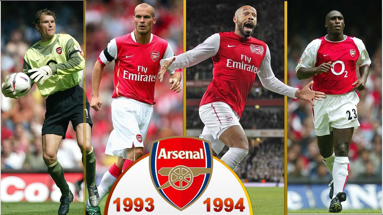 Arsenal FC Squad 1993-94 | Then and Now