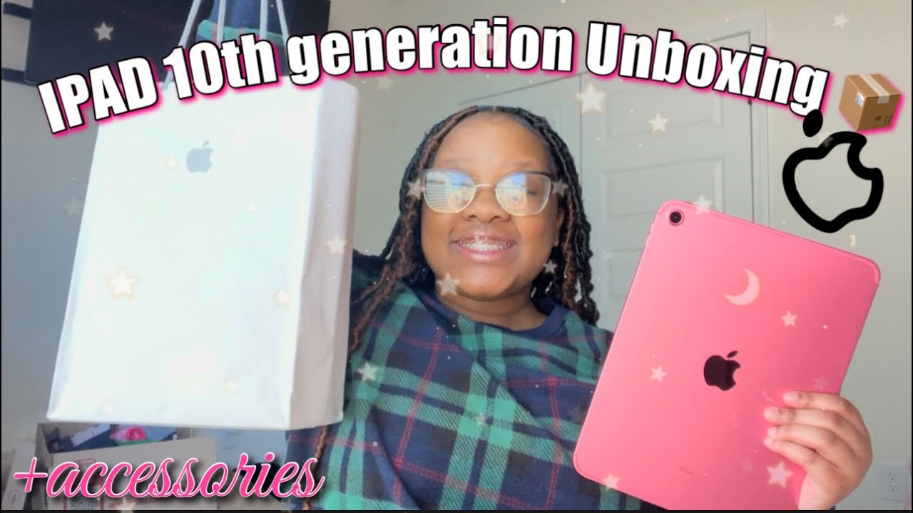 PINK IPAD 10th GENERATION UNBOXING/REVIEW 📦🥳