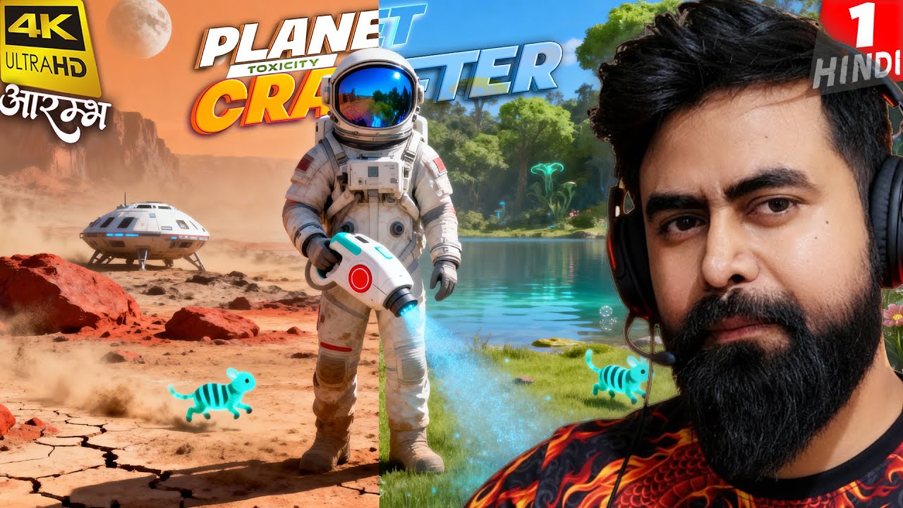 THE TOXIC PLANET | Planet Crafter Toxicity | 4K Gameplay HINDI | आरम्भ
