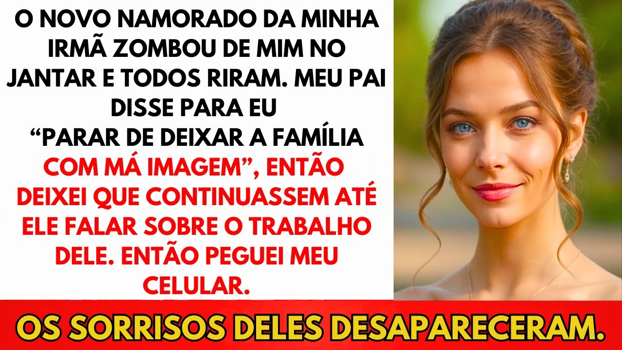 O Novo Namorado Da Minha Irmã Zombou De Mim No Jantar—Todos Riram...Até Eu Fazer Isso