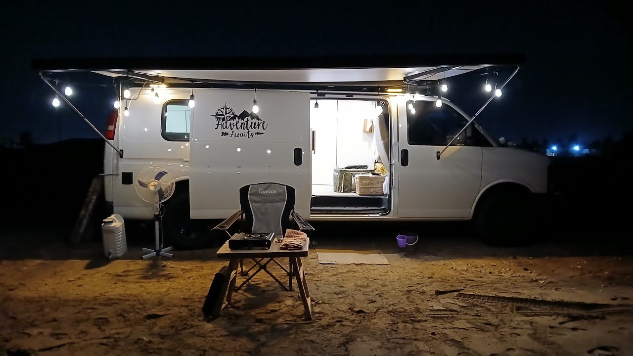 VLOGE 1 |  Camping  Vanlife Relaxing فان التخييم
