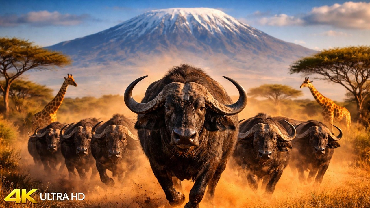 African Savanna 4K | Cinematic Wildlife Ambience Journey
