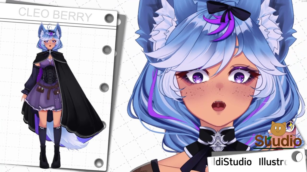 VTuber Cleo Berry - Live2D Showcase