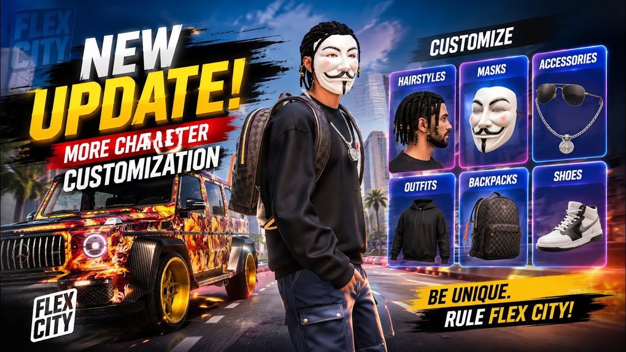 New Clothes And Gang Activities In The Flexcity Update! #flexcity #viceonlinevideos 