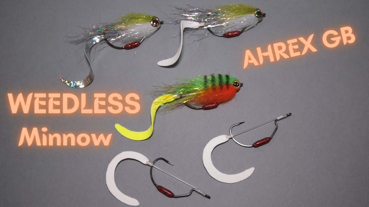 Weedless Bass Fly (Wiggle Minnow)