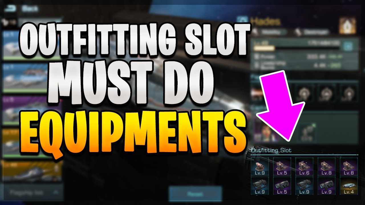 Outfitting Factory Equipments [ Beginners Guide ] Weapon + Defense  | Infinite Galaxy