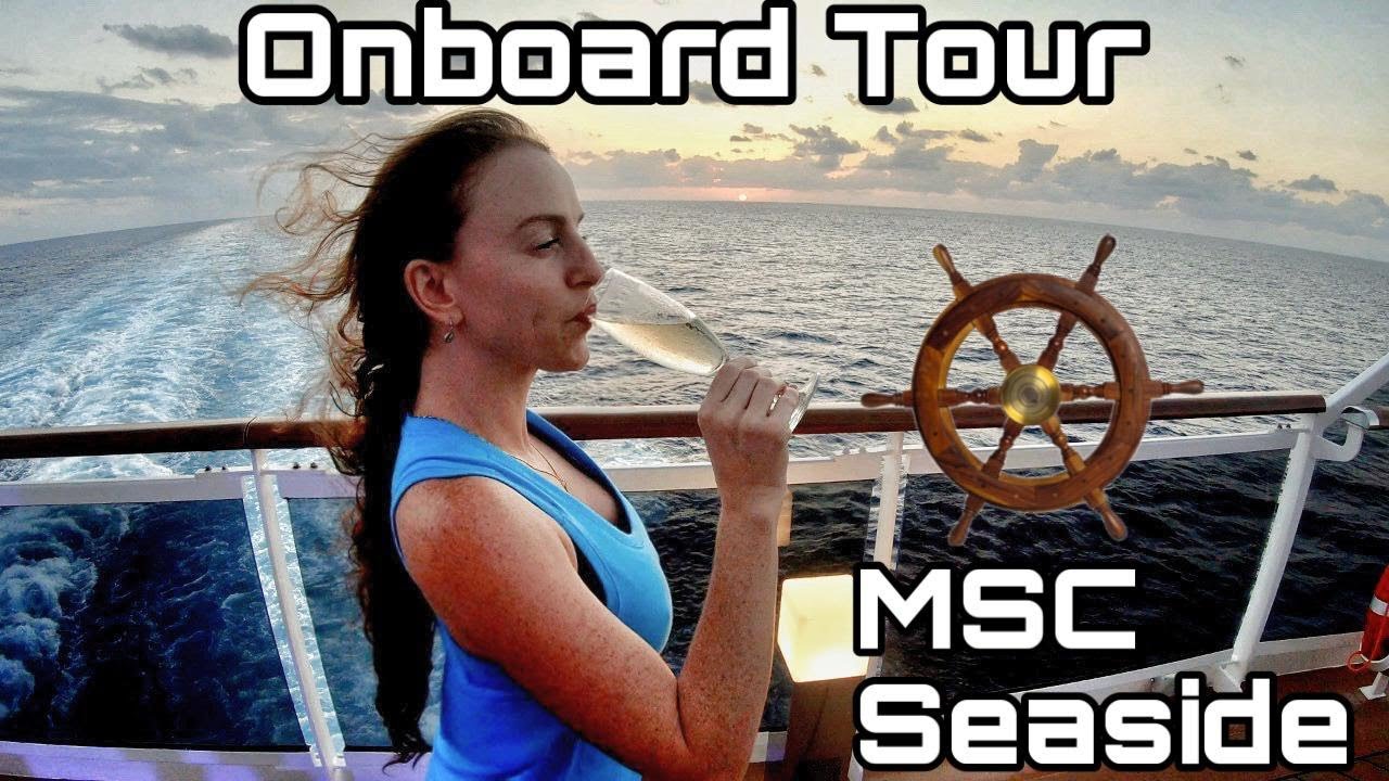 ONBOARD Tour of MSC Seaside ~ Day 1 🛳🍹