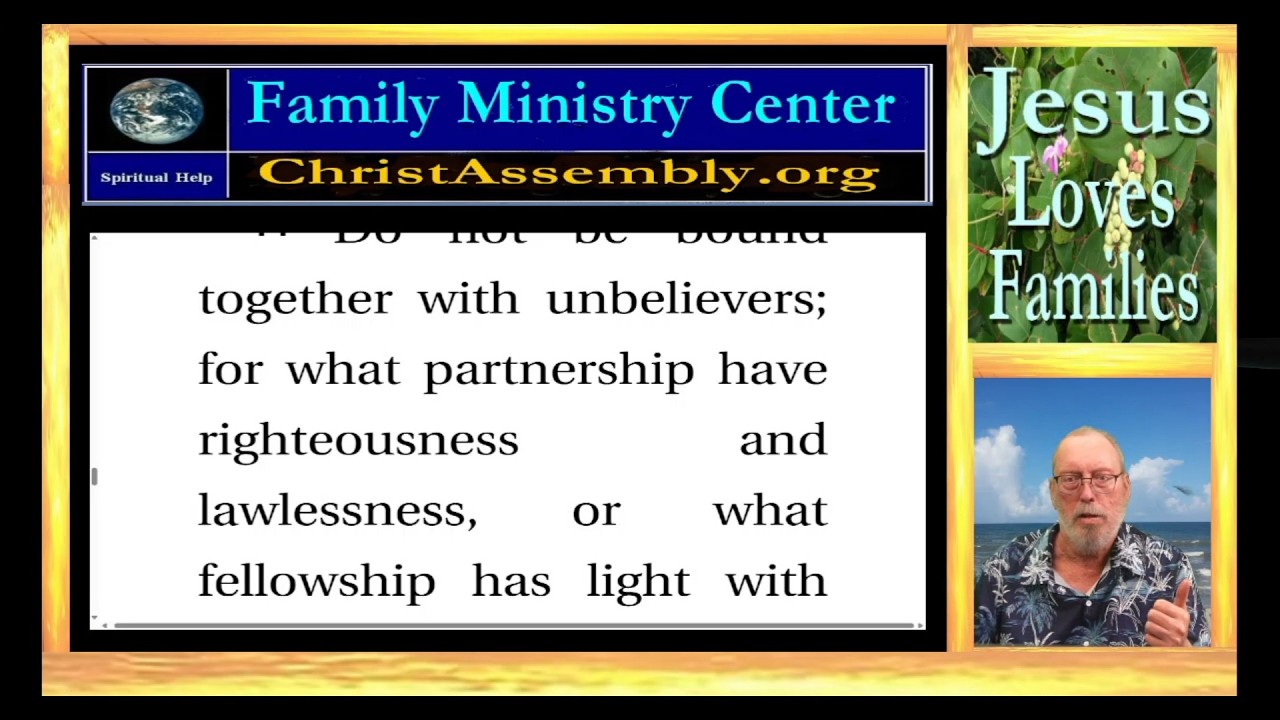 FIVE REASONS TO NEVER MARRY AN UNBELIEVER | 2 CORINTHIANS 6:14-18