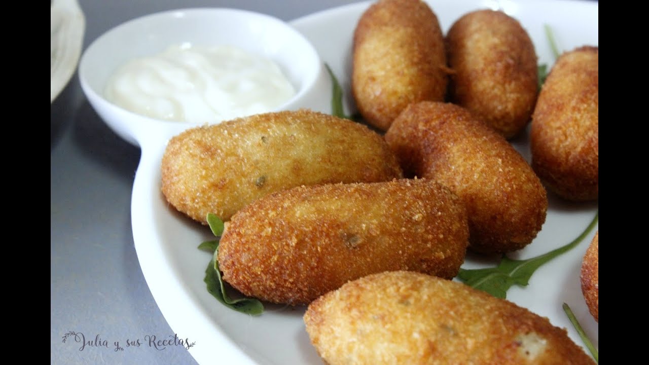 Croquetas de bacalao😋UNA FORMA DIFERENTE DE COMER PESCADO!