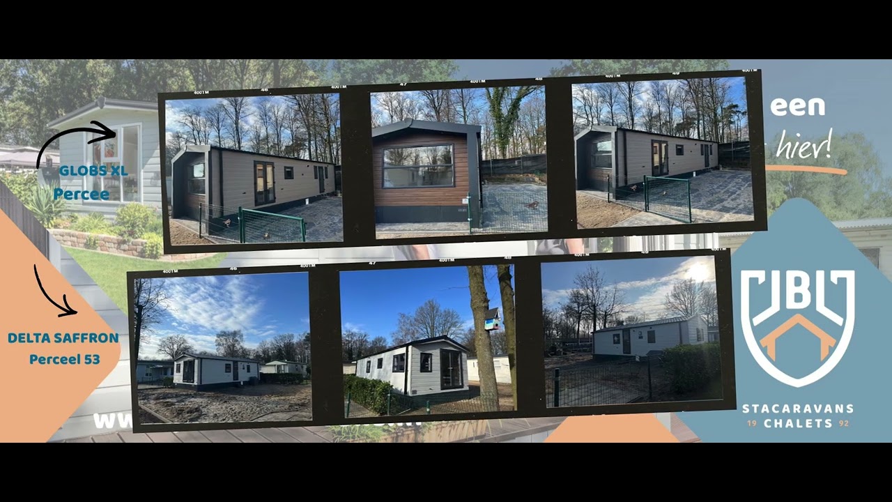 Nieuwe stacaravans en chalets op ons chaletpark