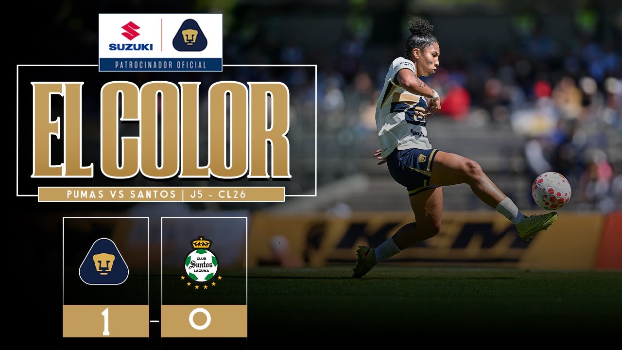 Color Suzuki | Pumas Femenil vsSantos Femenil | Jornada 5 | CL 2026