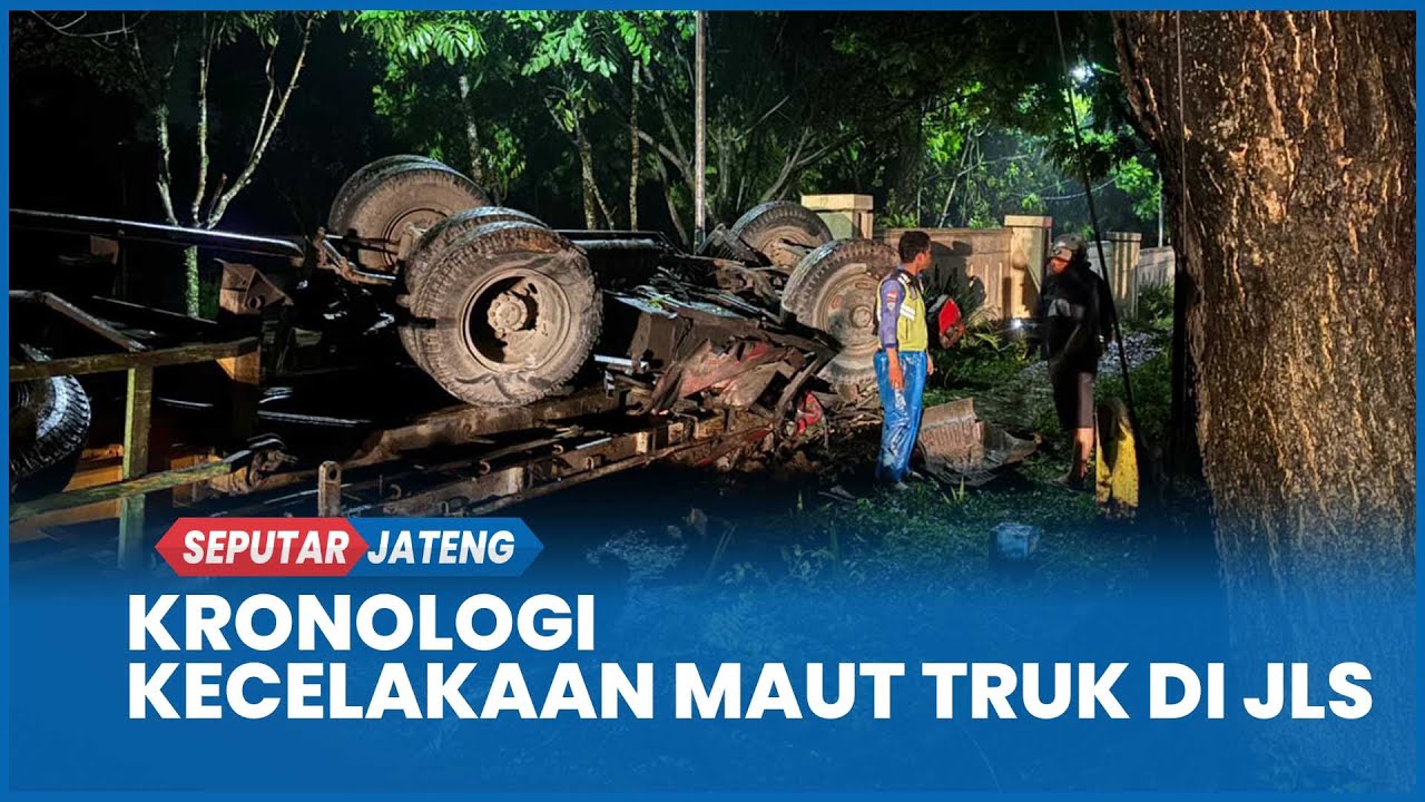 Kronologi Kecelakaan Maut Truk Kontainer Rem Blong Terguling di Area Makam JLS Salatiga