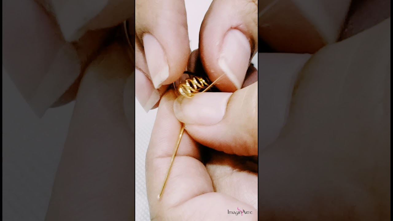 Alambrismo: Aretes Flor de Primavera