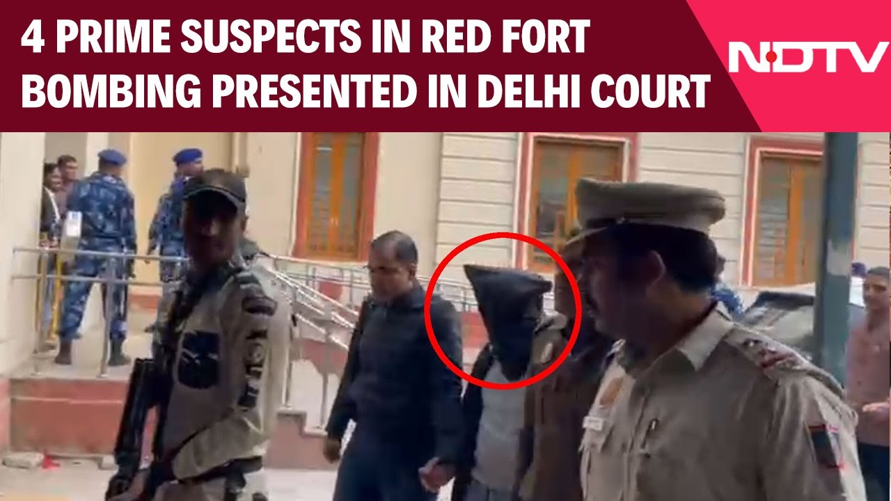 Delhi Blast Case | Four Prime Suspects In Red Fort Bombing Brought To Patiala House Court