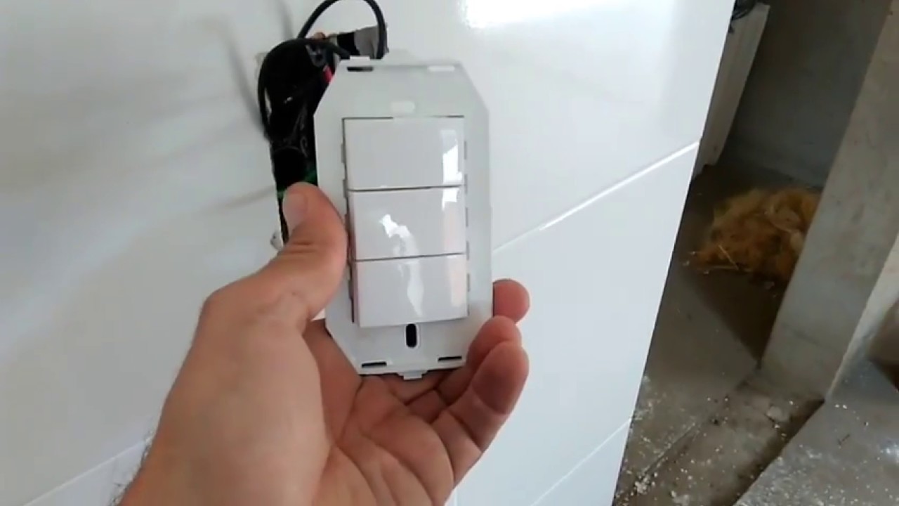 Como instalar INTERRUPTOR 3 TECLAS (se&ccedil;&otilde;es) de forma correta e segura - Na Pr&aacute;tica