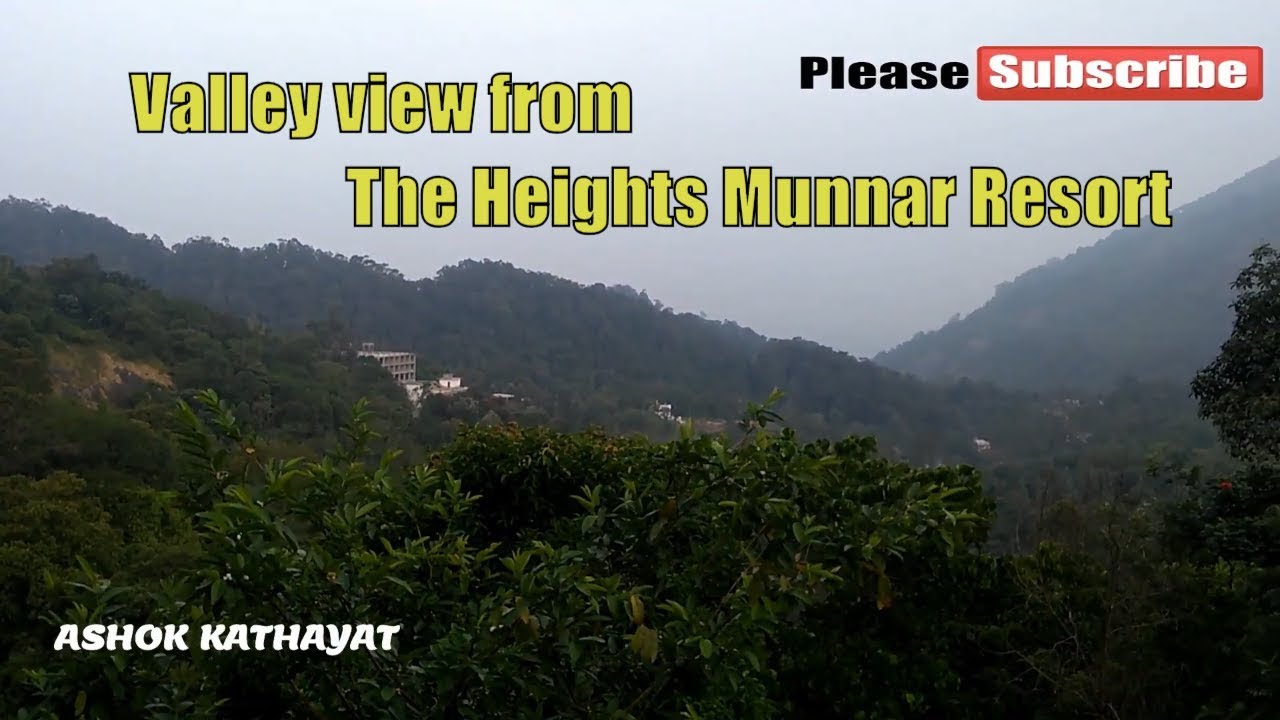 Valley view from The Heights Munnar Resort || Munnar