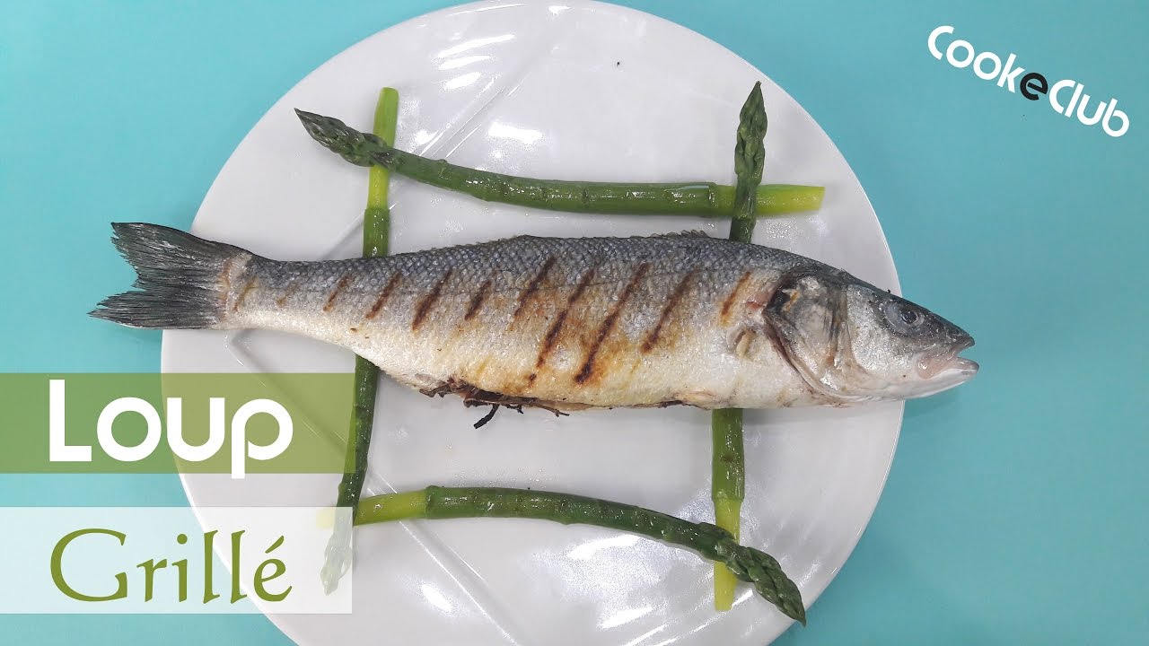 Loup grillé aux asperges | Cook e Club