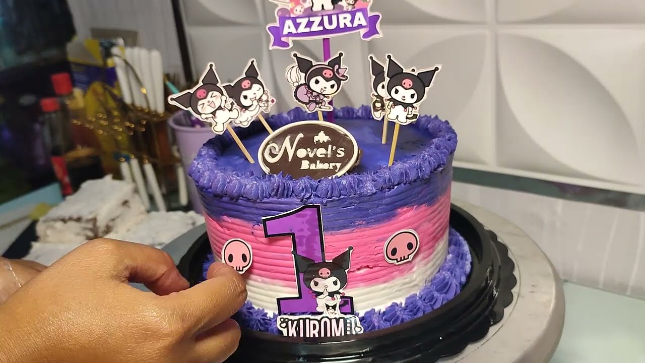 Tart kuromi bulat #kueulangtahun
