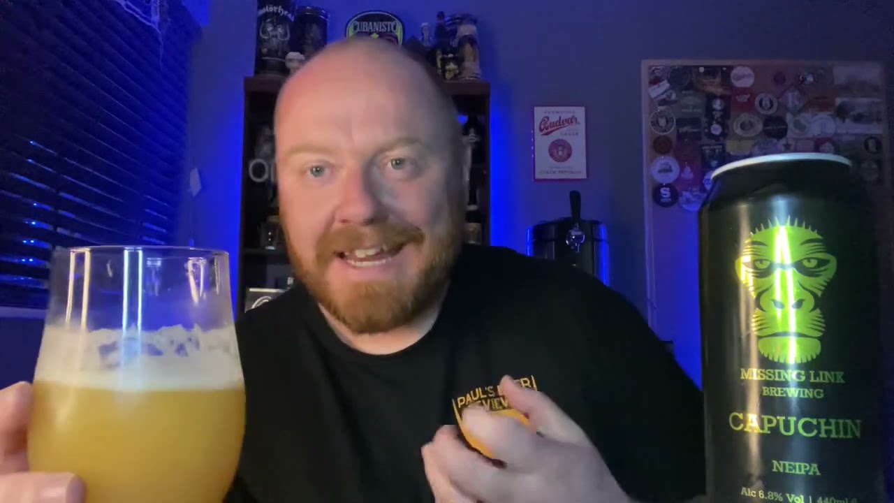 I&rsquo;M BACK!!! Missing Link Brewing - Capuchin - NEIPA #beerreview #craftbeer #neipa
