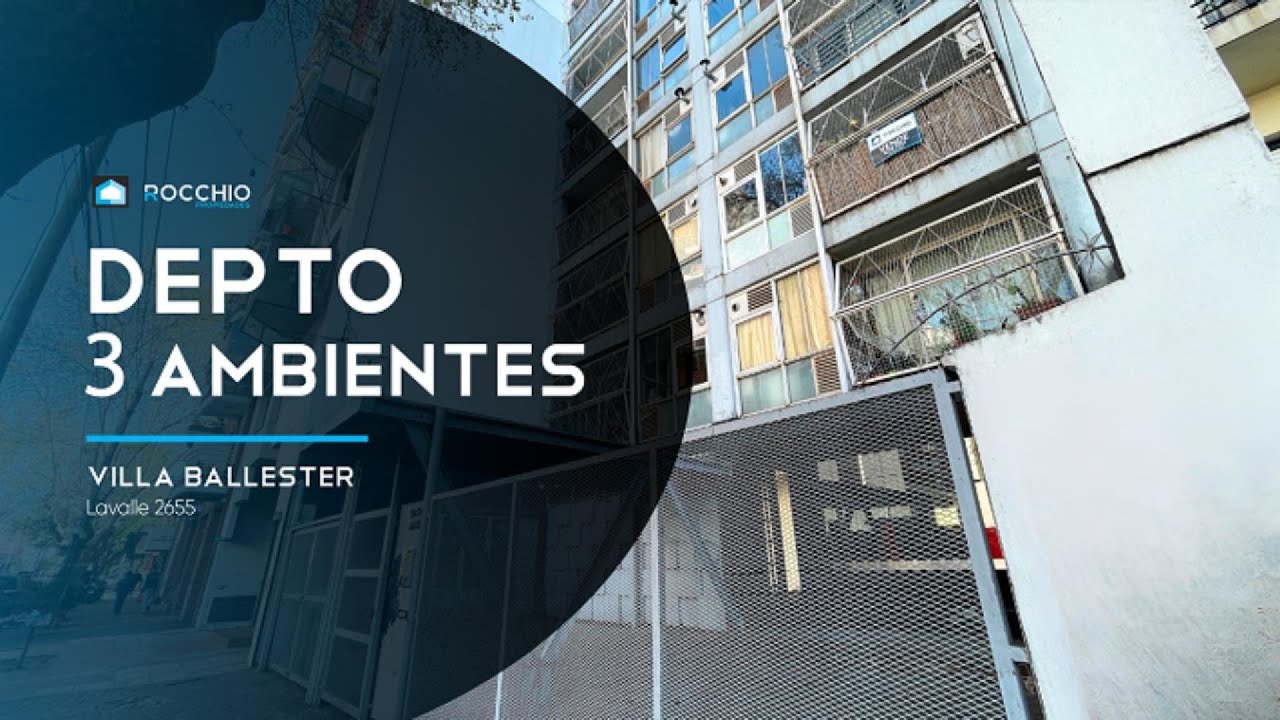 VENTA DEPTO 3 AMBIENTES| VILLA BALLESTER, GENERAL SAN MART&Iacute;N.