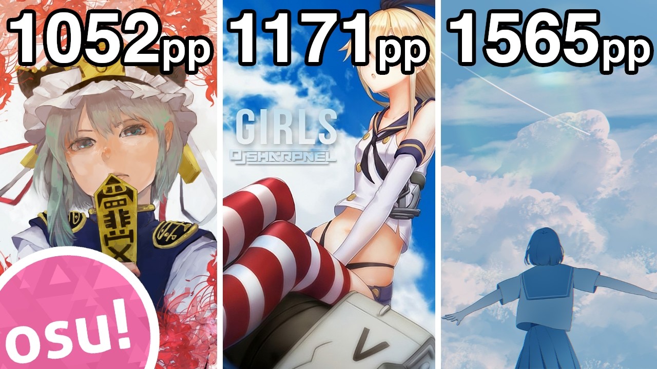 osu! weekly highest pp plays