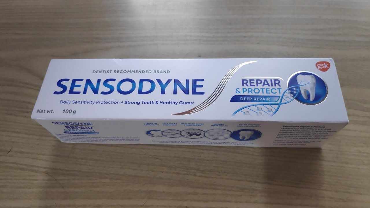 Sensodyne Repair & Protect Toothpaste for deep repair of sensitive teeth  Amazon Unboxing Review