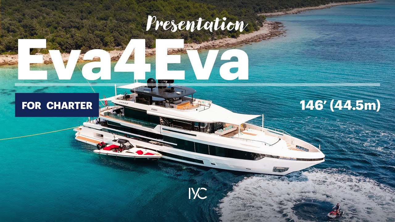 EVA4EVA | Unmatched luxury & Wellness at sea aboard the Mangusta Oceano 44 | For charter with IYC