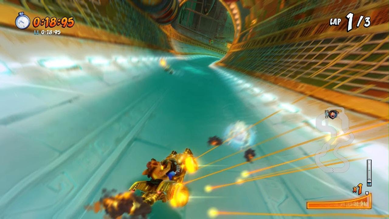 Crash Team Racing Nitro-Fueled toxic tunnels oxide ghost