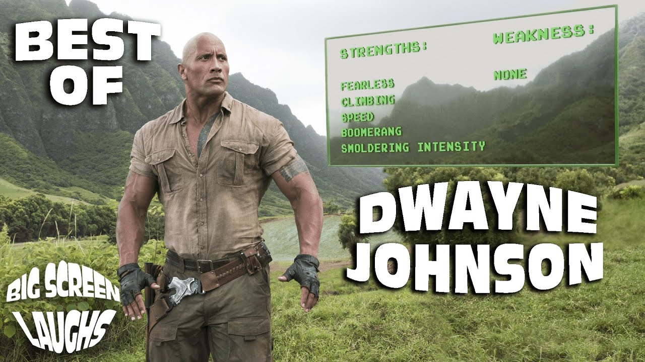 Dwayne 'The Rock' Johnson's Funniest Scenes in the Jumanji Franchise | Big Screen Laughs