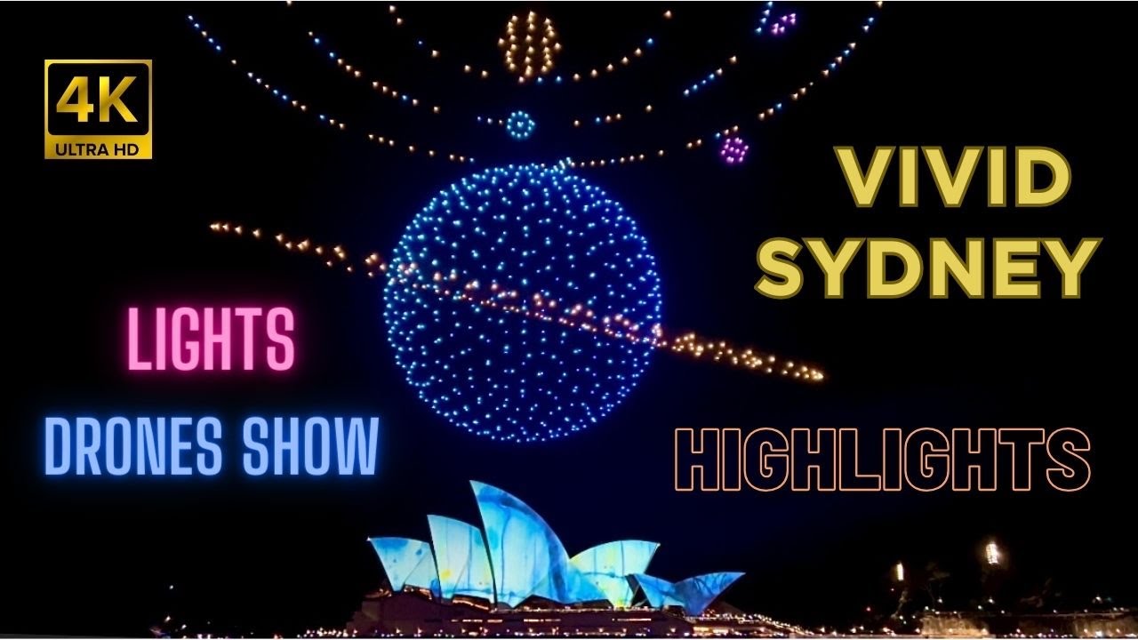 [4K] THE BEST OF VIVID SYDNEY HIGHLIGHTS | 🇦🇺 SYDNEY AUSTRALIA TV
