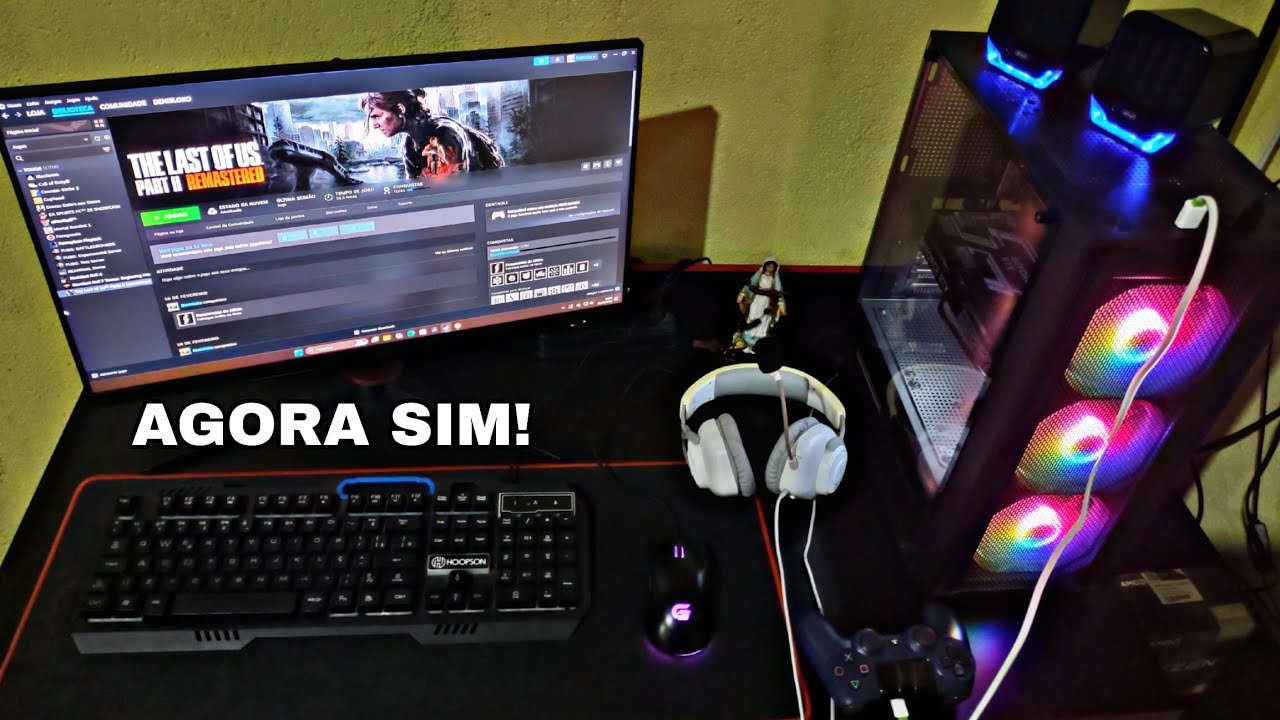 REALIZEI MEU SONHO CONQUISTEI MEU PC GAMER DE POBRE ESTOU FELIZ! 🤩