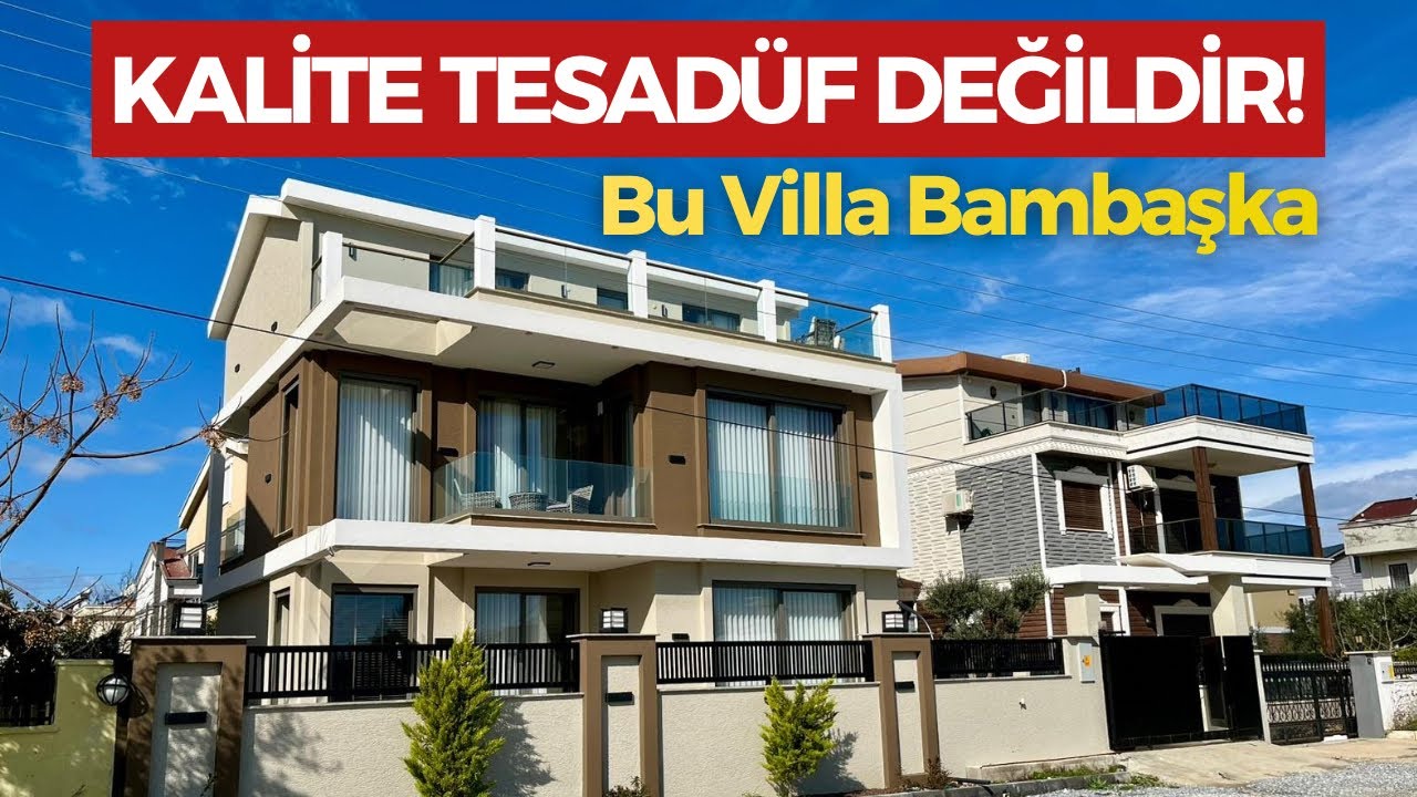İÇERİSİNDE TEK EKSİK SİZSİNİZ! ULTRA LÜKS VİLLA TURU/ V150