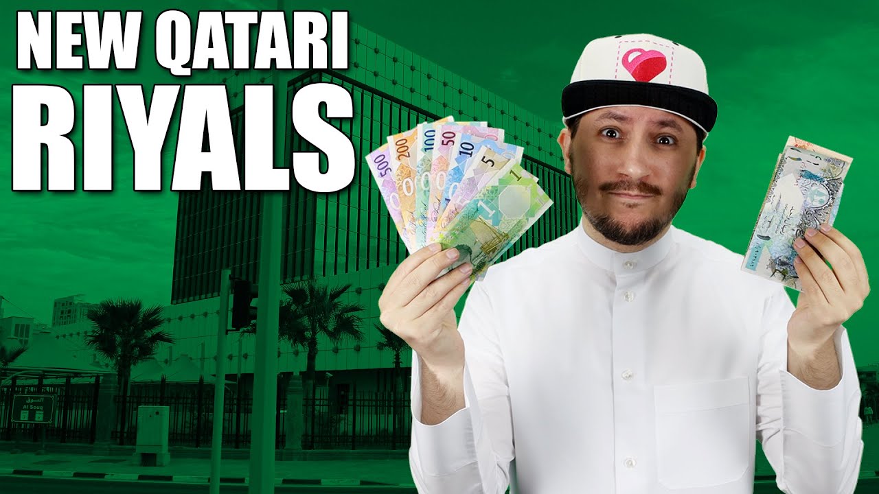 #QTip: What are the symbols and colors of the new Qatari Riyals?