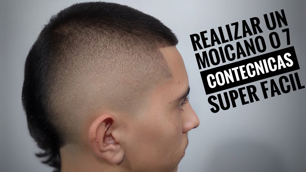 QUIERO APRENDER A REALIZAR UN 7 O MOICANO CON TECNICAS SUPER FACIL (TUTORIAL DE BARBERIA) 🔥