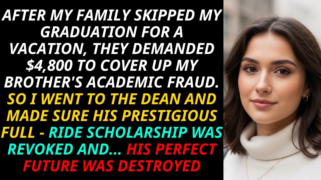 Family Skipped My Graduation, Then Demanded $4,800—So I Exposed My Brother’s Academic Fraud