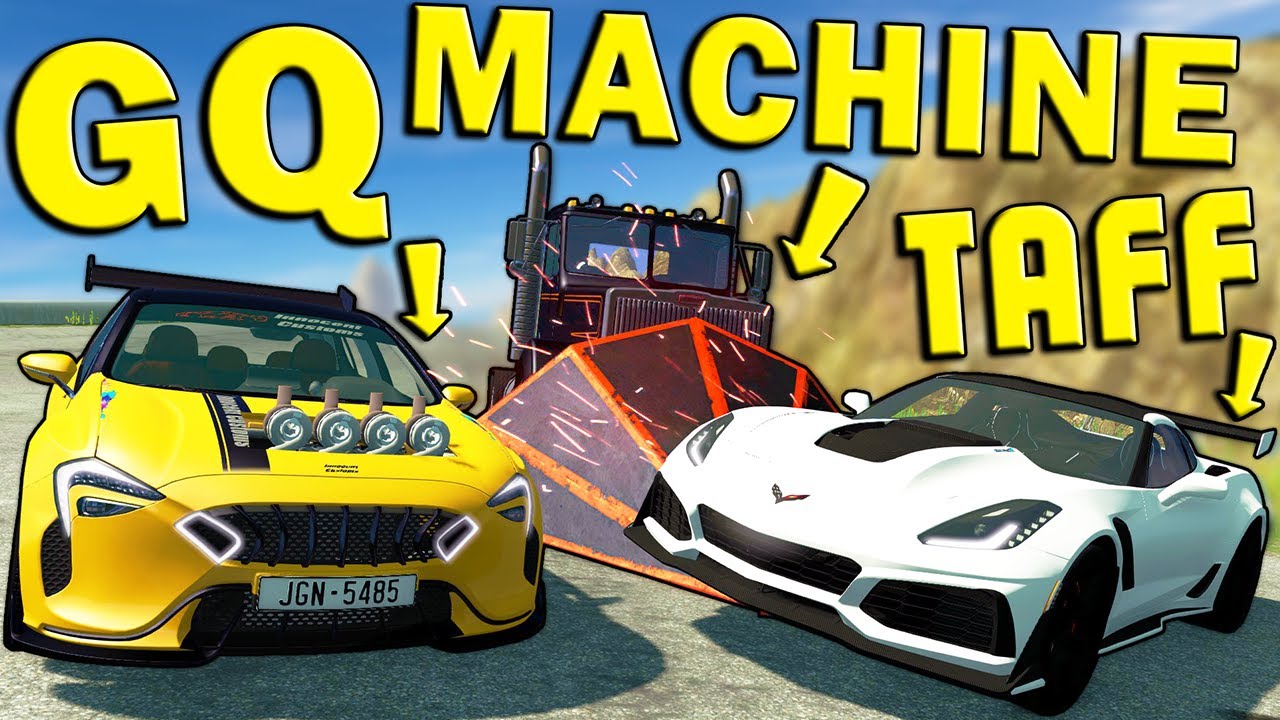 ACELERANDO no MÁXIMO na LADEIRA em DOSE TRIPLA! BeamNG.drive MULTIPLAYER