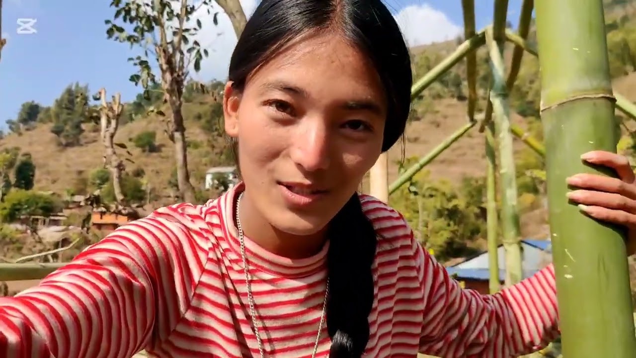 Babita nepali today vlog ghar dhalan gariyo🤣😂