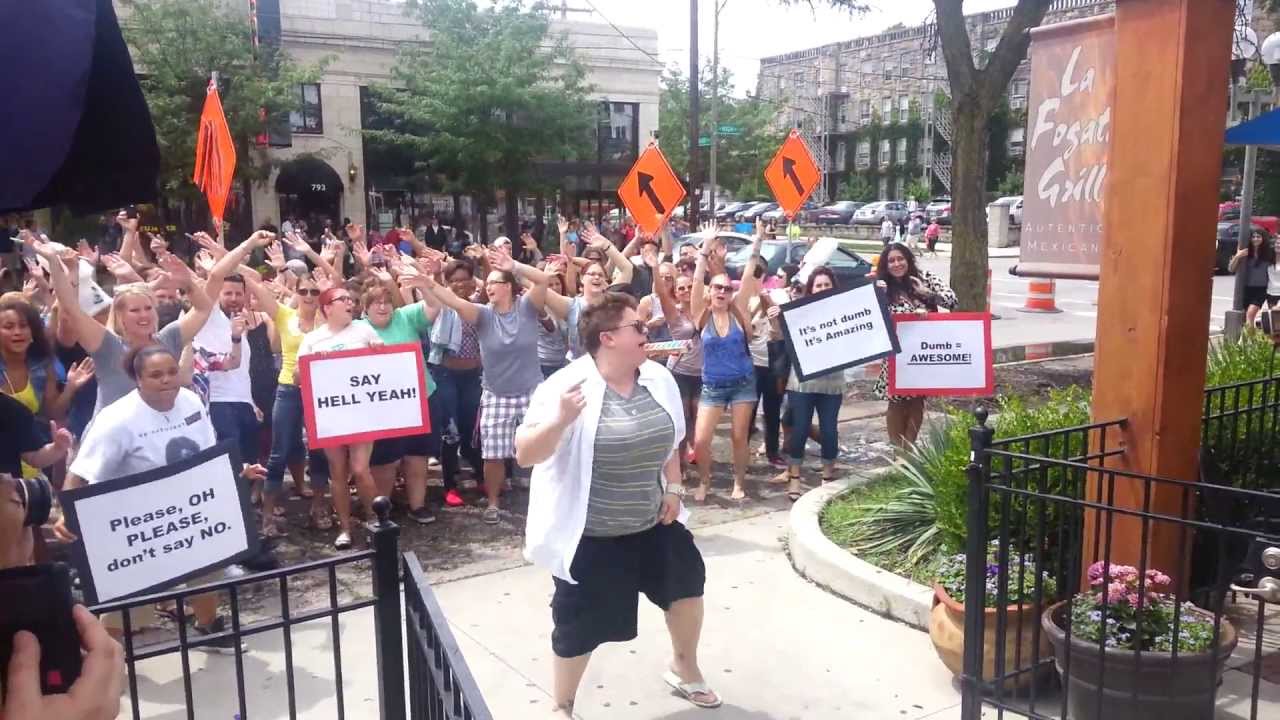 Dena & Brittany Flash Mob Marriage Proposal