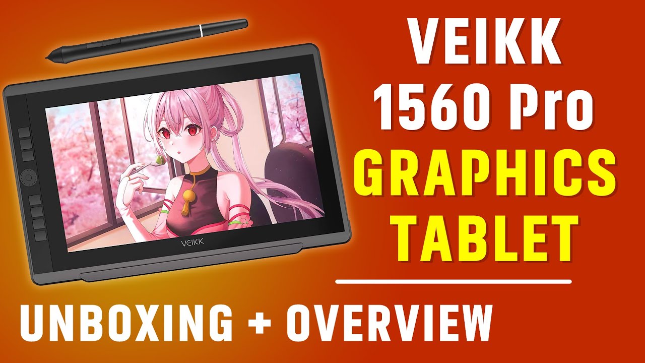 Veikk 1560 Pro Graphics Tablet Overview