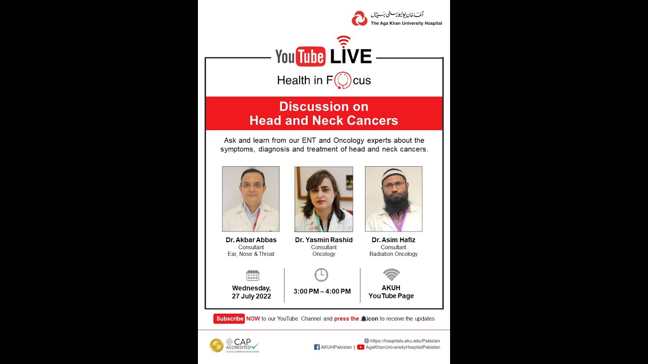 Health in Focus | Discussion on Head and Neck Cancers
