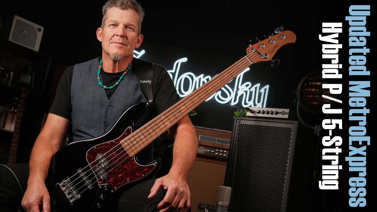 2023 Update | The Sadowsky MetroExpress 21-fret Hybrid P/J 5-String Bass | Full Demo w. Andy Irvine