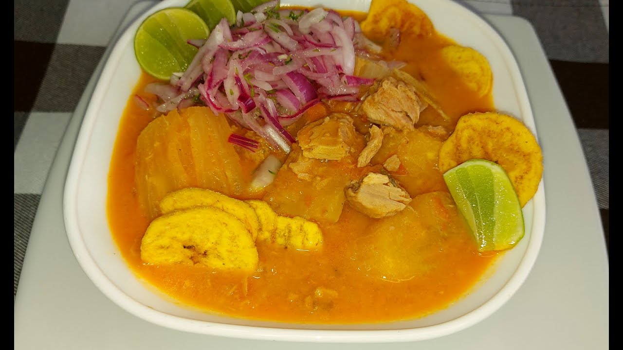 Sopa de Atún con Yuca y Verde