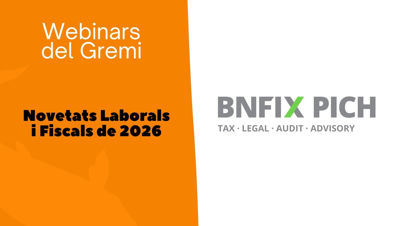 Webinar - Novetats laborals i fiscals 2026 (05/02/2026)