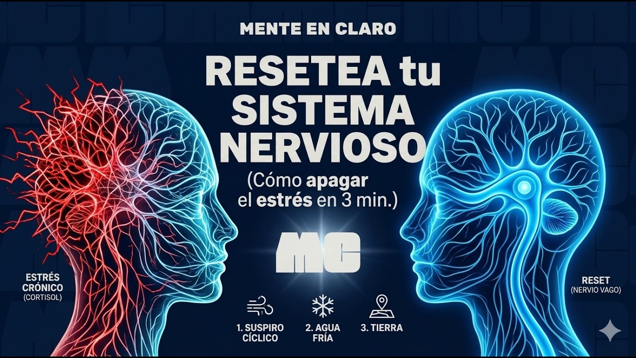 RESETEA tu SISTEMA NERVIOSO: Cómo APAGAR el ESTRÉS en 3 minutos.