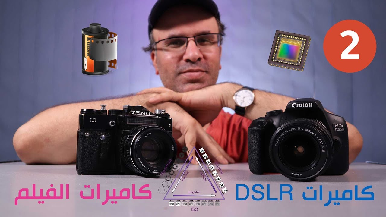 مثلث التعريض في كاميرات الفيلم القديمة وكاميرات الديجيتال | DSLR vs Film Cameras
